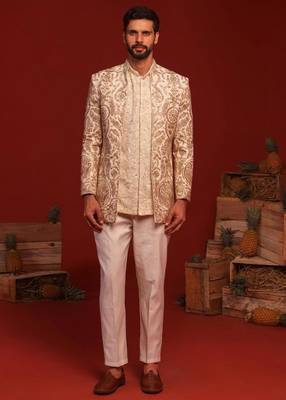 Adhyaay ivory jodhpuri set 1