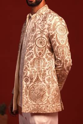 Adhyaay ivory jodhpuri set 4