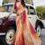 Multy georgette bandhani saree