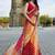 Multy georgette bandhani saree