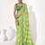 Green georgette printed saree