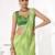 Green georgette printed saree