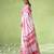 Off white cotton blend printed saree