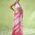 Off white cotton blend printed saree