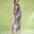 Off white cotton blend printed saree