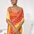 Yellow georgette printed saree