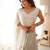 white georgette sequins embroidered lehenga choli