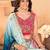 multi-color chinon sequins embroidered lehenga choli
