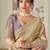 Purple jacquard woven thread zari embroidered saree with blouse
