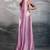 Onion pink burberry beads cutdana lace-work chiffon saree with blouse