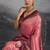 Pink kanjivaram double zari woven saree with meenakari pallu and blouse