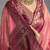 Pink kanjivaram double zari woven saree with meenakari pallu and blouse