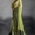 Pista green kanjivaram double zari woven saree with meenakari pallu and blouse