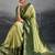 Pista green kanjivaram double zari woven saree with meenakari pallu and blouse