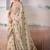 Cream modal cotton  woven saree with blouse