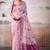 Pink modal cotton  woven saree with blouse