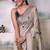 Cream modal cotton  woven saree with blouse