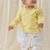 Yellow embroidered cotton  kurta pyjama