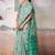 Light green modal cotton  woven saree with blouse