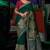 Green silk blend weaved pallu saree with embroidered blouse