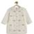 Cream embroidered chanderi  kurta pyjama
