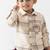 Cream embroidered cotton  shirts