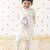 Cream embroidered cotton  kurta pyjama