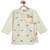 Cream embroidered cotton  kurta pyjama