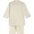 Cream embroidered cotton  kurta pyjama