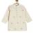 Cream embroidered cotton  kurta pyjama