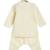 Cream embroidered cotton  kurta pyjama