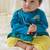 Blue embroidered cotton  kurta pyjama