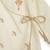 Cream embroidered cotton  kurta pyjama