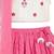 Pink & white embroidered chanderi silk  lehenga