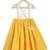 Yellow & white Plain chanderi silk  lehenga