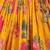 Yellow Printed chanderi silk  lehenga