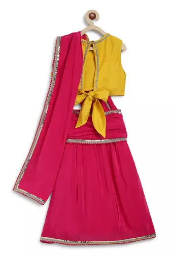 Pink Plain viscose  saree