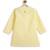 Yellow plain cotton  kurta pyjama