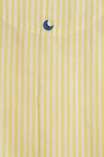 Yellow plain cotton  kurta pyjama