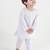 White plain cotton  kurta pyjama