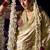 Cream  viscose tissue woven with hand work saree with embroidery blouse saree with blouse