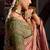 Pink  viscose tissue woven with hand work saree with embroidery blouse saree with blouse