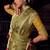 Mehendi  viscose tissue woven with hand work saree with embroidery blouse saree with blouse