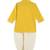 Yellow embroidered cotton  kurta pyjama
