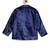 Blue embroidered viscose bandhgala set