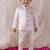 Pink embroidered viscose bandhgala set