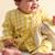 Yellow embroidered cotton  kurta pyjama