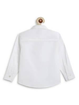White plain cotton  shirt 2
