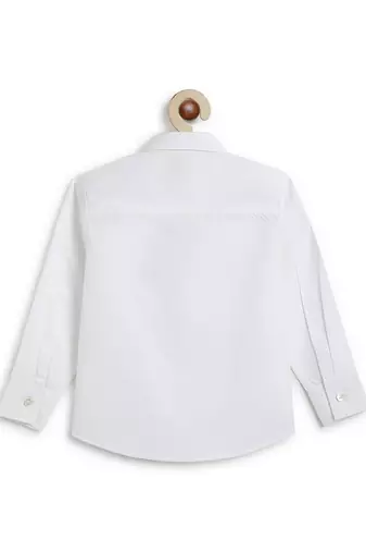 White plain cotton  shirt