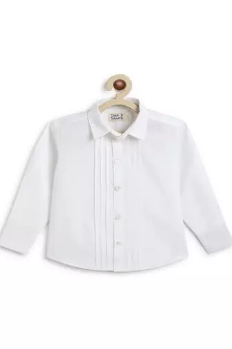 White plain cotton  shirt